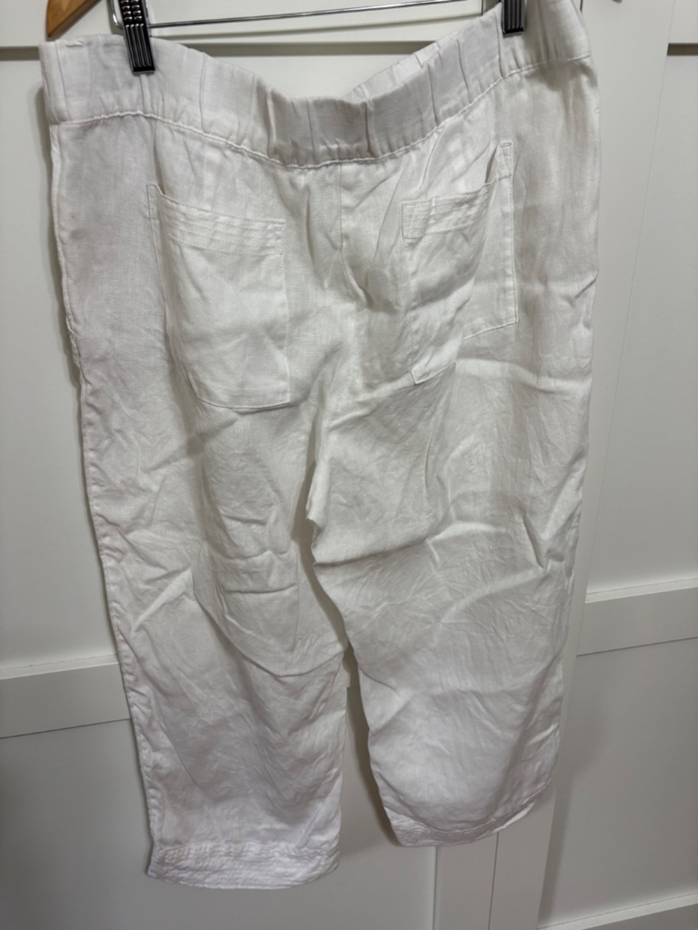 J. Jill Linen Wide-leg Cropped Pants - Picture 4 of 5